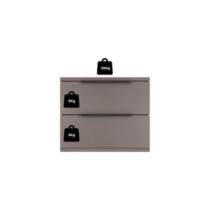 Imagem de Mesa Cabeceira 60cm X 50cm X 47cm Eluna