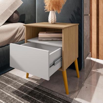 Imagem de Mesa Cabeceira Acapulco Cinamomo Off-White