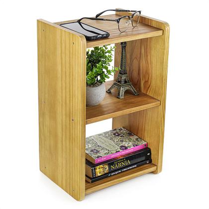 Imagem de Mesa Cabeceira Apoio de Cama Criado Rustico Retro