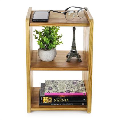 Imagem de Mesa Cabeceira Apoio de Cama Criado Rustico Retro