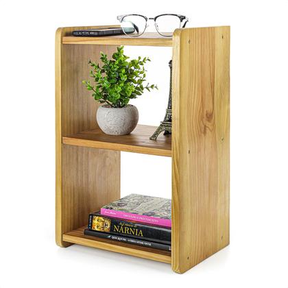 Imagem de Mesa Cabeceira Apoio de Cama Criado Rustico Retro