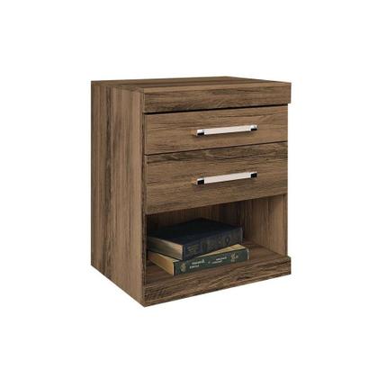 Imagem de Mesa Cabeceira Infantil Plus c/ 2 Gavetas Branco - Santos Andirá