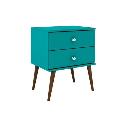 Imagem de Mesa Cabeceira Infantil RT 3032 c/ 2 Gavetas Rustico - Movelbento