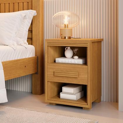 Imagem de Mesa cabeceira inteligente mdf Cairo moderna Camas Fenix