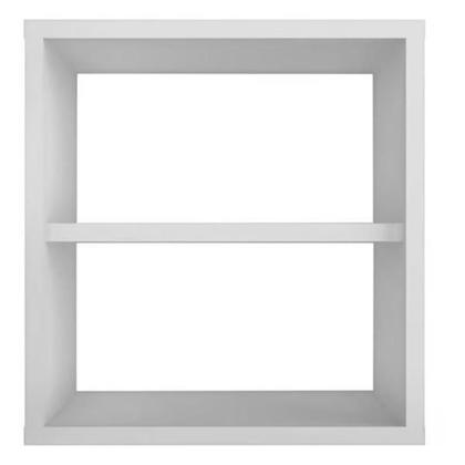 Imagem de Mesa Cabeceira Lateral De Cama Suspensa Quarto Ecos Branco