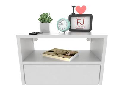 Imagem de MESA CABECEIRA MDF 40cm COM GAVETA TELESCÓPICA CI40