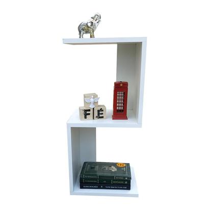 Imagem de Mesa Cabeceira Modelo Z 61Cm A X 28Cm L X 25Cm P Mdf Branco