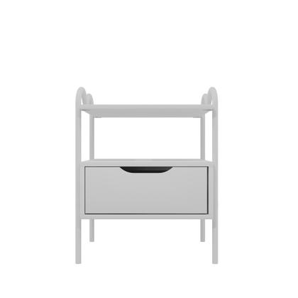 Imagem de Mesa cabeceira quarto canto cama criado - Branco