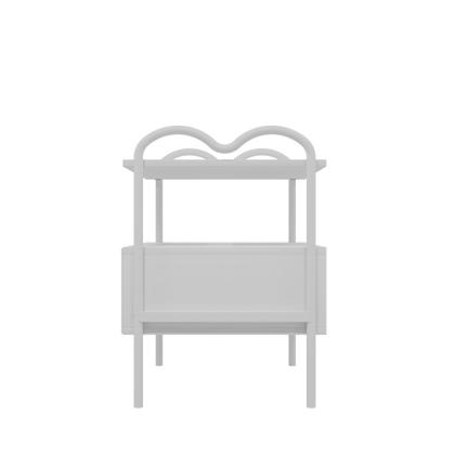 Imagem de Mesa cabeceira quarto canto cama criado - Branco