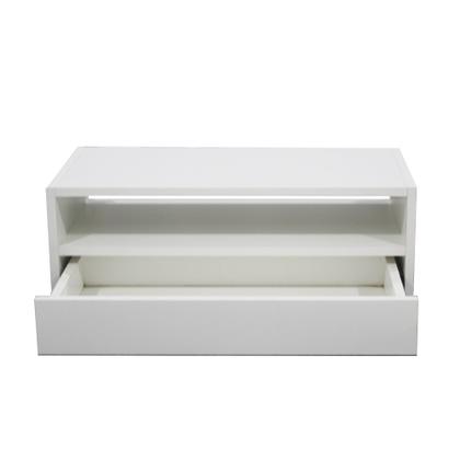 Imagem de Mesa Cabeceira Suspensa Gaveta Inferior E Nicho Mdf 40cm