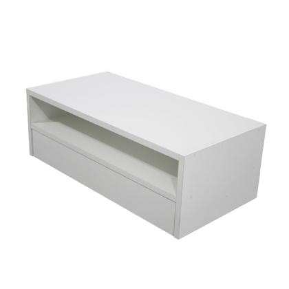 Imagem de Mesa Cabeceira Suspensa Gaveta Inferior E Nicho Mdf 40cm