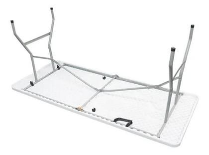 Mesa Camping Dobrável Vira Maleta 1,80M - Importway Imagem de Mesa Camping Dobrável Vira Maleta 1,80M