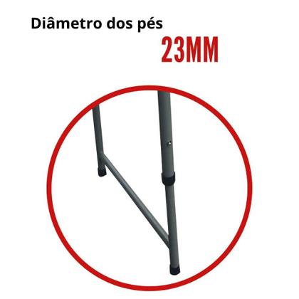 Mesa Camping Dobrável Vira Maleta 61 X 127CM IWMCD IMPORTWAY Imagem de Mesa Camping Dobrável Vira Maleta 61 X 127CM IWMCD IMPORTWAY