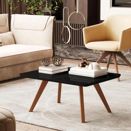 Imagem de Mesa Centro Decoração Ambiente Sala Mdf Apoio Moderno