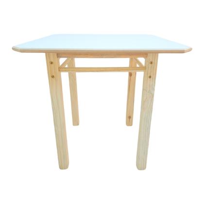 Imagem de Mesa Com 1 Cadeira Infantil De Madeira MDF Maciça Resistente