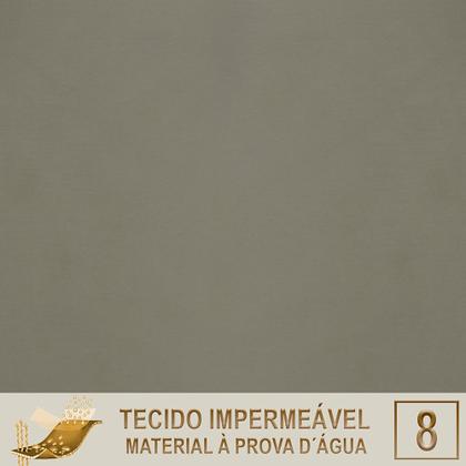 Imagem de Mesa com 4 Cadeiras de Jantar Roma 100cm e Noronha em Aluminío Marrom Corda Nautica Estofado 8 Trama Original