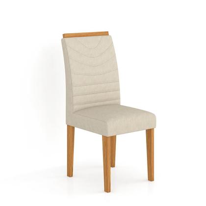 Imagem de Mesa Com 4 Cadeiras Duda 1,36 Cin/off White/bege - Móveis Arapongas