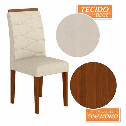 Imagem de Mesa Com 4 Cadeiras Monterey 1,20 Cin/off/bege - Móveis Arapongas