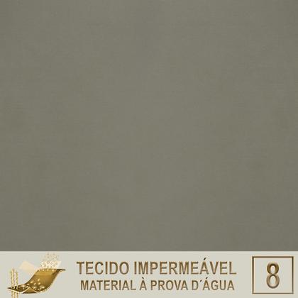 Imagem de Mesa com 6 Cadeiras de Jantar Roma 120cm e Noronha em Alumínio Fendi Corda Náutica Estofado 8 Trama Original