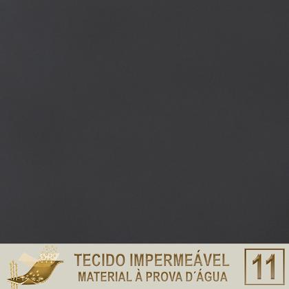 Imagem de Mesa com 6 Cadeiras de Jantar Roma 120cm e Noronha em Alumínio Marrom Corda Náutica Estofado 11 Trama Original