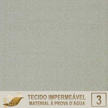 Imagem de Mesa com 6 Cadeiras de Jantar Roma 120cm e Noronha em Alumínio Marrom Corda Náutica Estofado 3 Trama Original