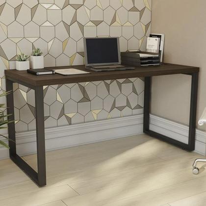 Imagem de Mesa com Gaveteiro Escritório Home Office 1,9m 2 Gavetas Kappesberg