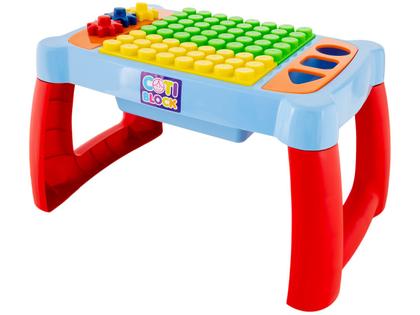 Imagem de Mesa com Peças de Encaixar Infantil Didática
