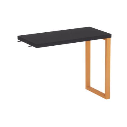 Imagem de Mesa Complemento Tubolar PE 40 Pandin 90 Cm Preto e Laranja