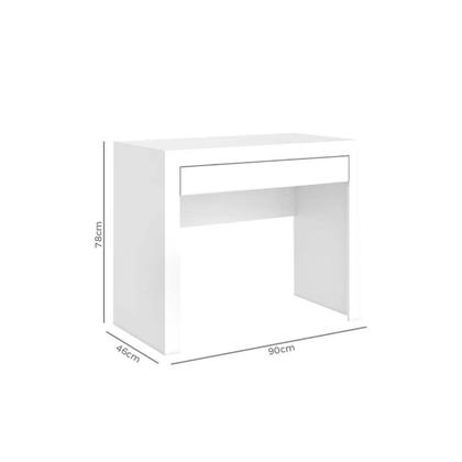 Imagem de Mesa Computador Escrivaninha MSM421 c/ 1 Gaveta Mel - Movelbento