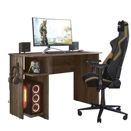 Imagem de Mesa Computador Gamer 3875 Com Suporte Fone de Ouvido
