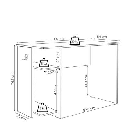 Imagem de Mesa Computador Gamer 3875 Com Suporte Fone de Ouvido