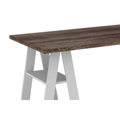 Imagem de Mesa Computador MB 1034 Rustico/Branco - Movelbento