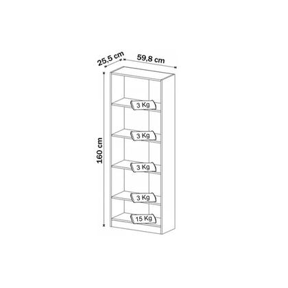 Imagem de Mesa Computador Quarto Gamer ( de Computador + Estante) 2 Peças Preto/Vermelho - Tecno Mobili