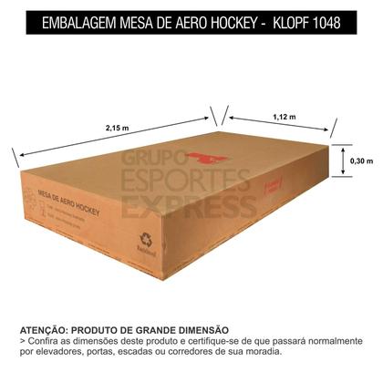 Imagem de Mesa De Aero Hockey Preto - Klopf - Cód. 1048