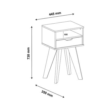 Imagem de Mesa de Apoio 1 Gaveta Vip Artely