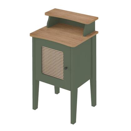 Imagem de Mesa de Apoio 1 Porta Guldur Menta Carvalho