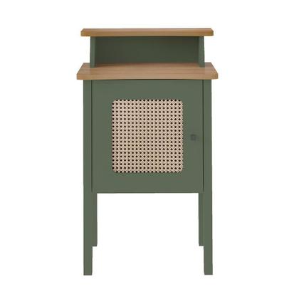 Imagem de Mesa de Apoio 1 Porta Guldur Menta Carvalho