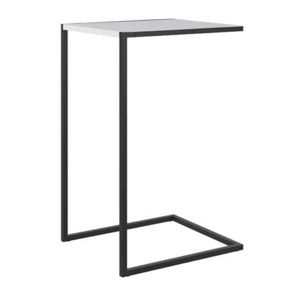 Imagem de Mesa de Apoio Estilo Industrial Branca