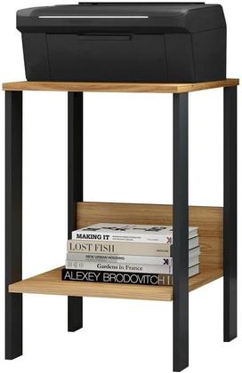 Imagem de Mesa de Apoio Industrial F14 Dalla Costa Freijó Preto