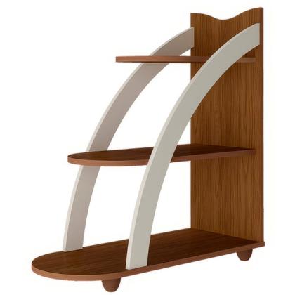 Imagem de Mesa de Apoio Lateral Andes com 3 Prateleiras