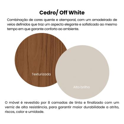 Imagem de Mesa de Apoio Lateral com Prateleiras Andes