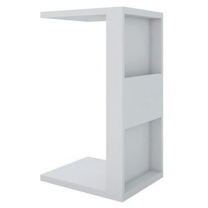 Imagem de Mesa De Apoio Para Notebook e Sofá Branco Book Líder Design