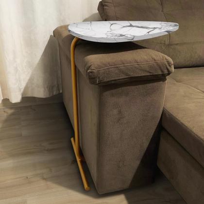 Imagem de Mesa De Apoio Para Sofá Mesa Lateral para Sala Sterling