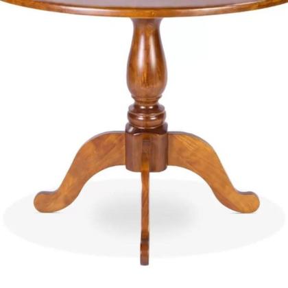 Imagem de Mesa de Apoio Redonda e Pés Torneados - Tommy Design