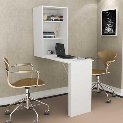 Imagem de Mesa de Apoio Retrátil Multiuso Branca AM3106 Tecnomóbili