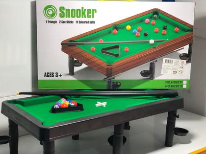 Imagem de Mesa De Bilhar Snooker Sinuca Brinquedo Premium Com Tacos E Bolas