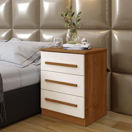 Imagem de Mesa de Cabeceira 03 Gavetas Império Benetil