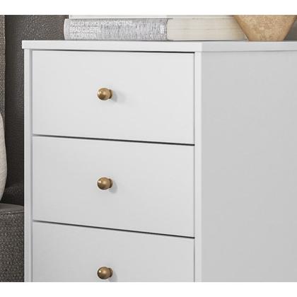 Imagem de Mesa de Cabeceira 04 Gavetas Presence 9070 Branco Demobile