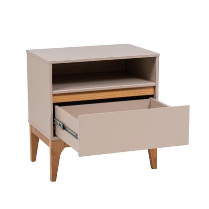 Imagem de Mesa de Cabeceira 1 Gaveta 1 Nicho Bento Yescasa