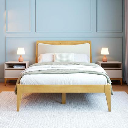 Imagem de Mesa de Cabeceira 1 Gaveta 1 Nicho Bento Yescasa